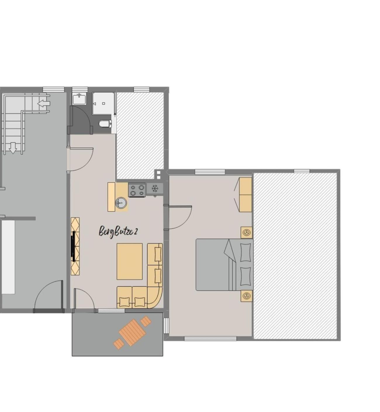 Bergbutzen Mit Balkon Apartment Браунлаге Екстериор снимка
