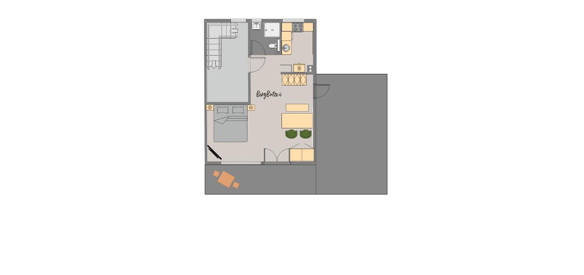 Bergbutzen Mit Balkon Apartment Браунлаге Екстериор снимка